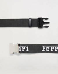 Ceinture unisexe avec logo Ferrari - Nero