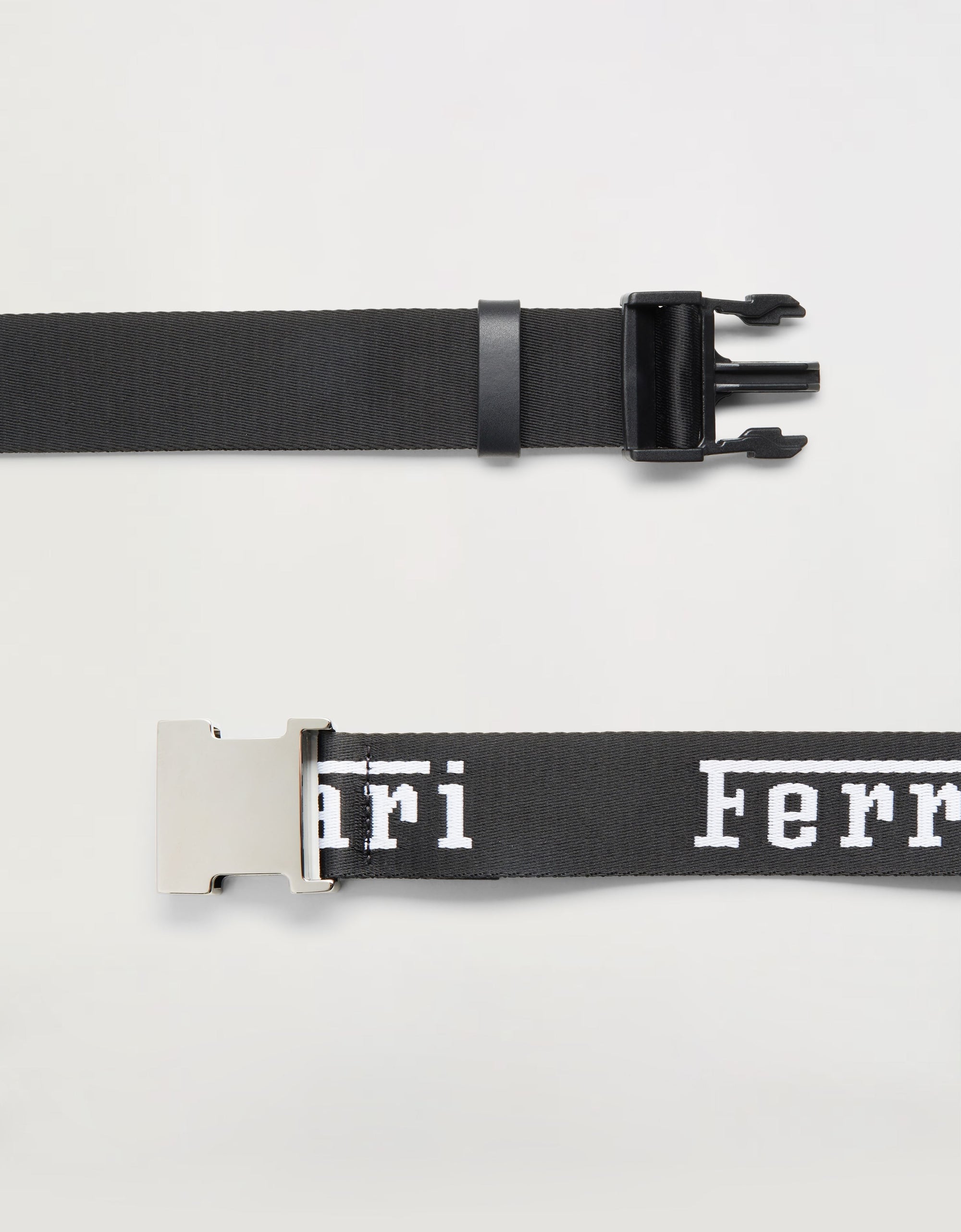 Ceinture unisexe avec logo Ferrari - Nero