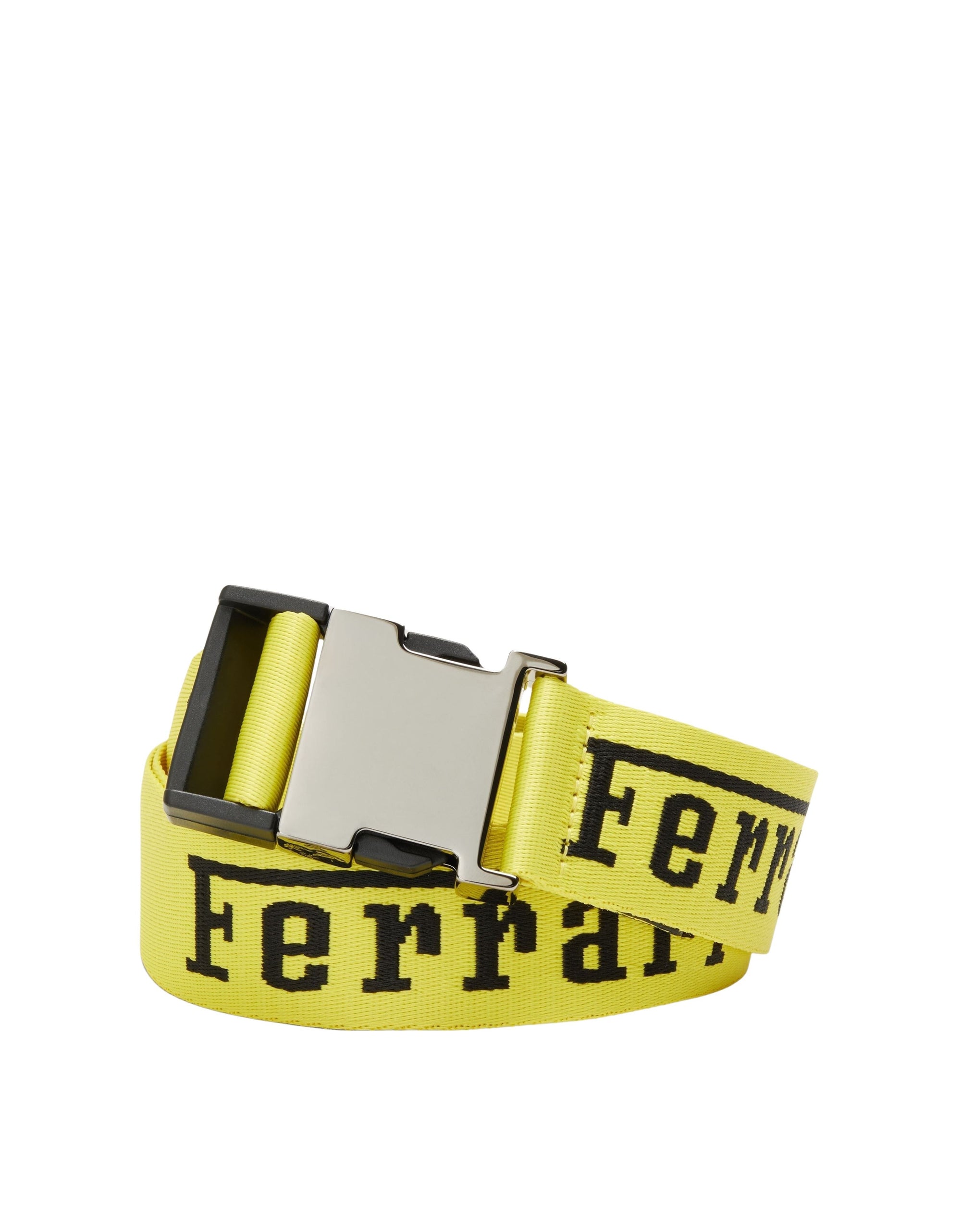 Unisex belt with Ferrari logo - Yellow