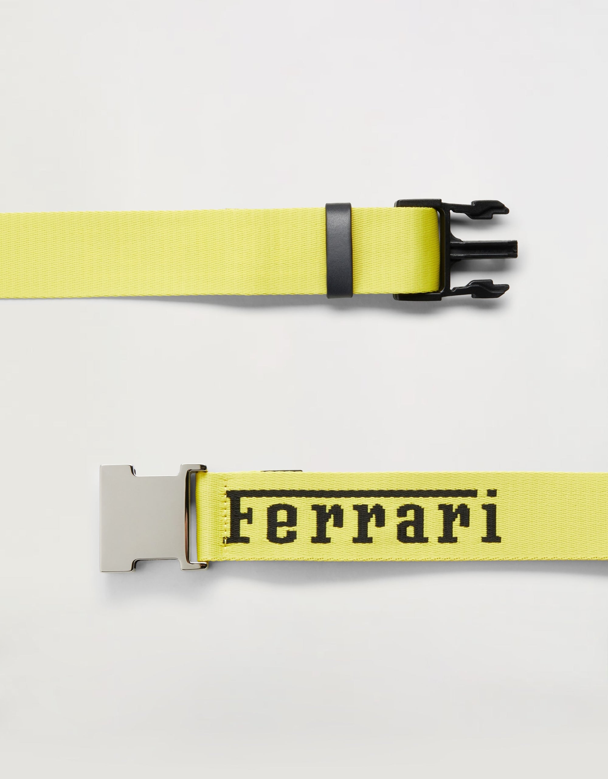 Unisex belt with Ferrari logo - Yellow