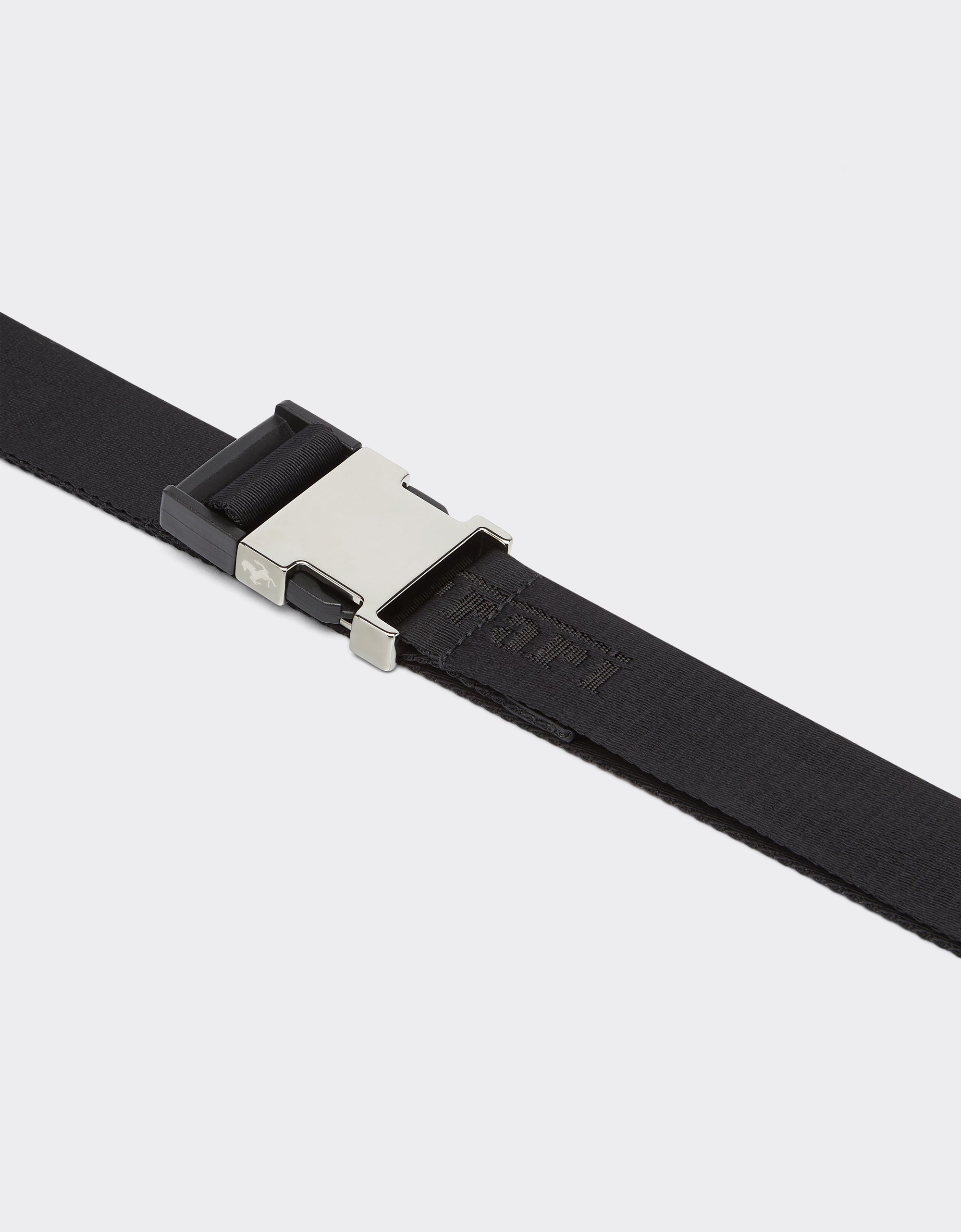 Ceinture unisexe avec logo Ferrari - Total Black