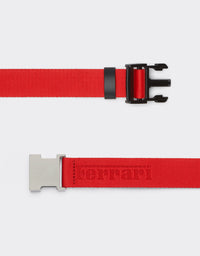 Unisex belt with Ferrari logo - Rosso Dino