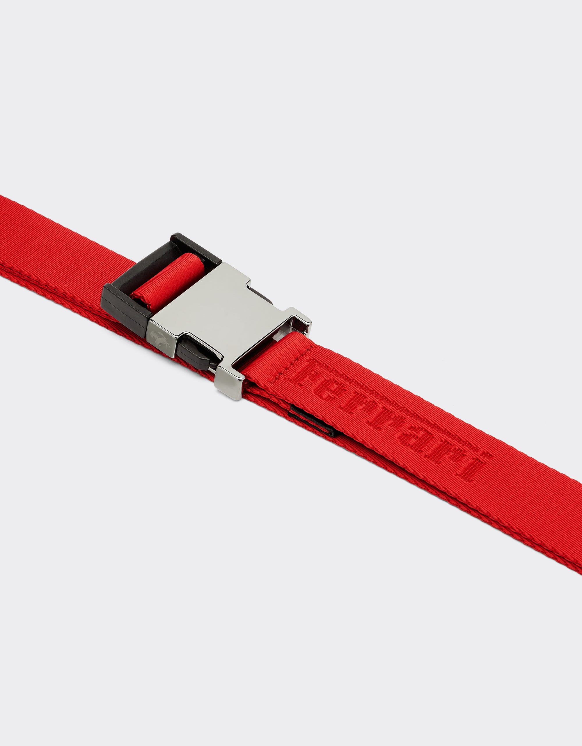 Unisex belt with Ferrari logo - Rosso Dino