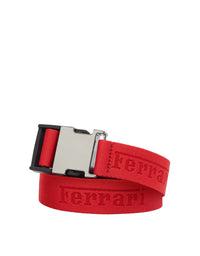 Unisex belt with Ferrari logo - Rosso Dino