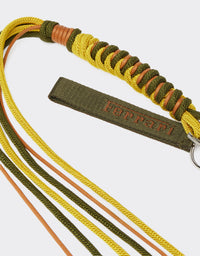 Porte-clés unisexe avec cordes et ruban jacquard - Militare