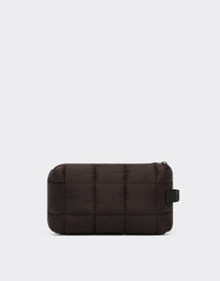Trousse unisexe matelassée - Marrone Scuro