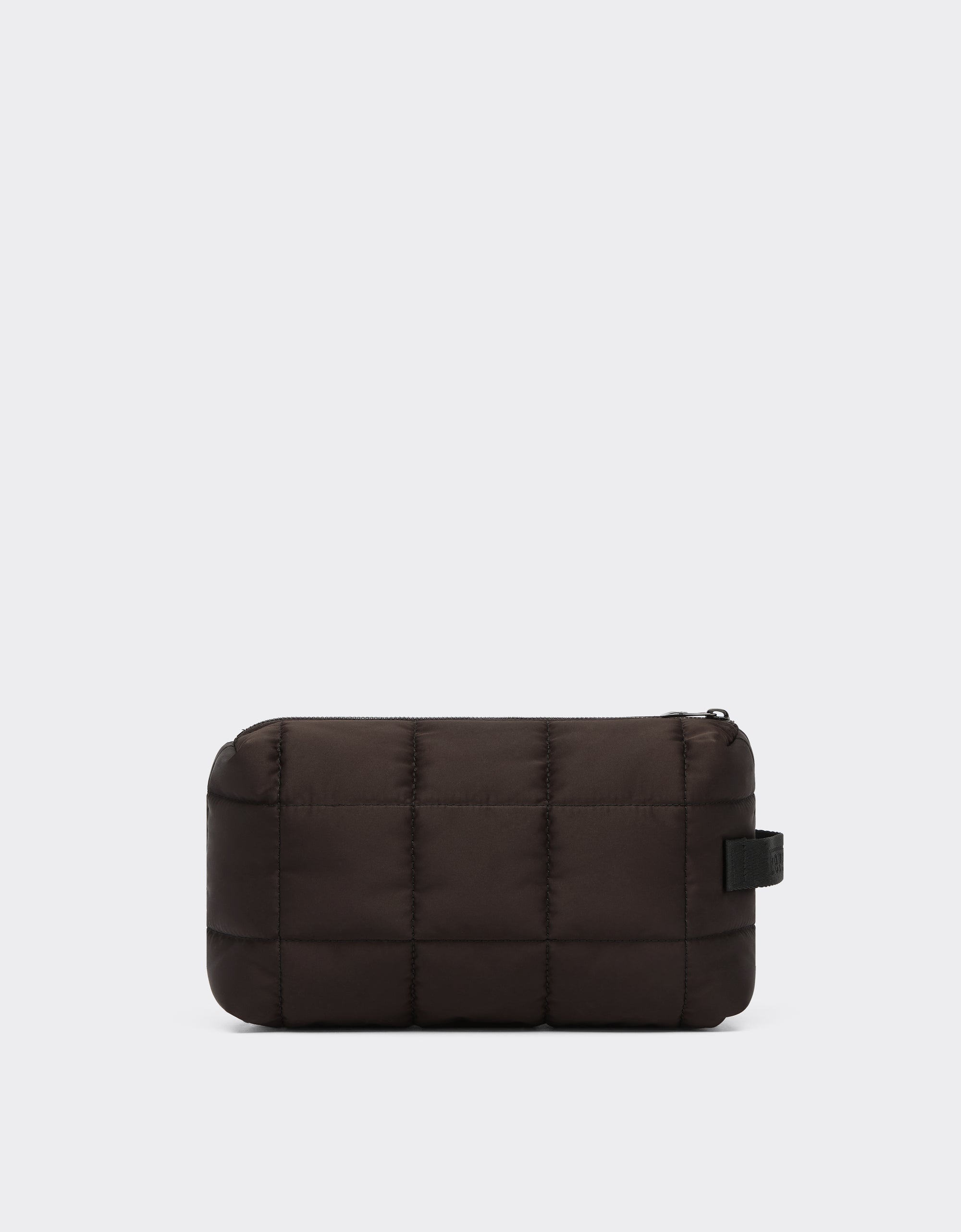 Trousse unisexe matelassée - Marrone Scuro