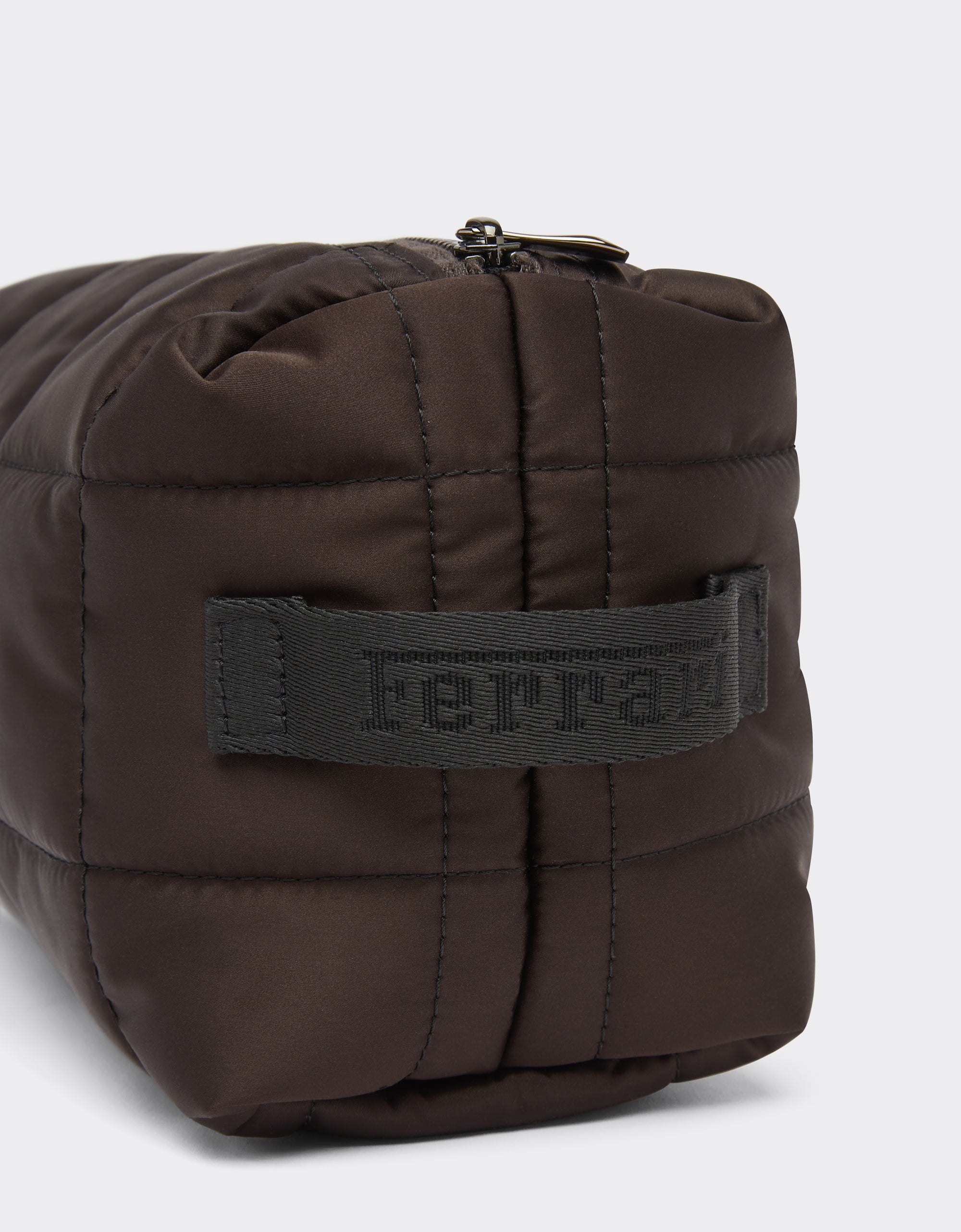 Trousse unisexe matelassée - Marrone Scuro