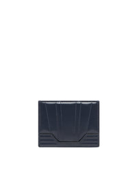 Porte-cartes unisexe Ferrari GT en cuir brossé - Navy Blu