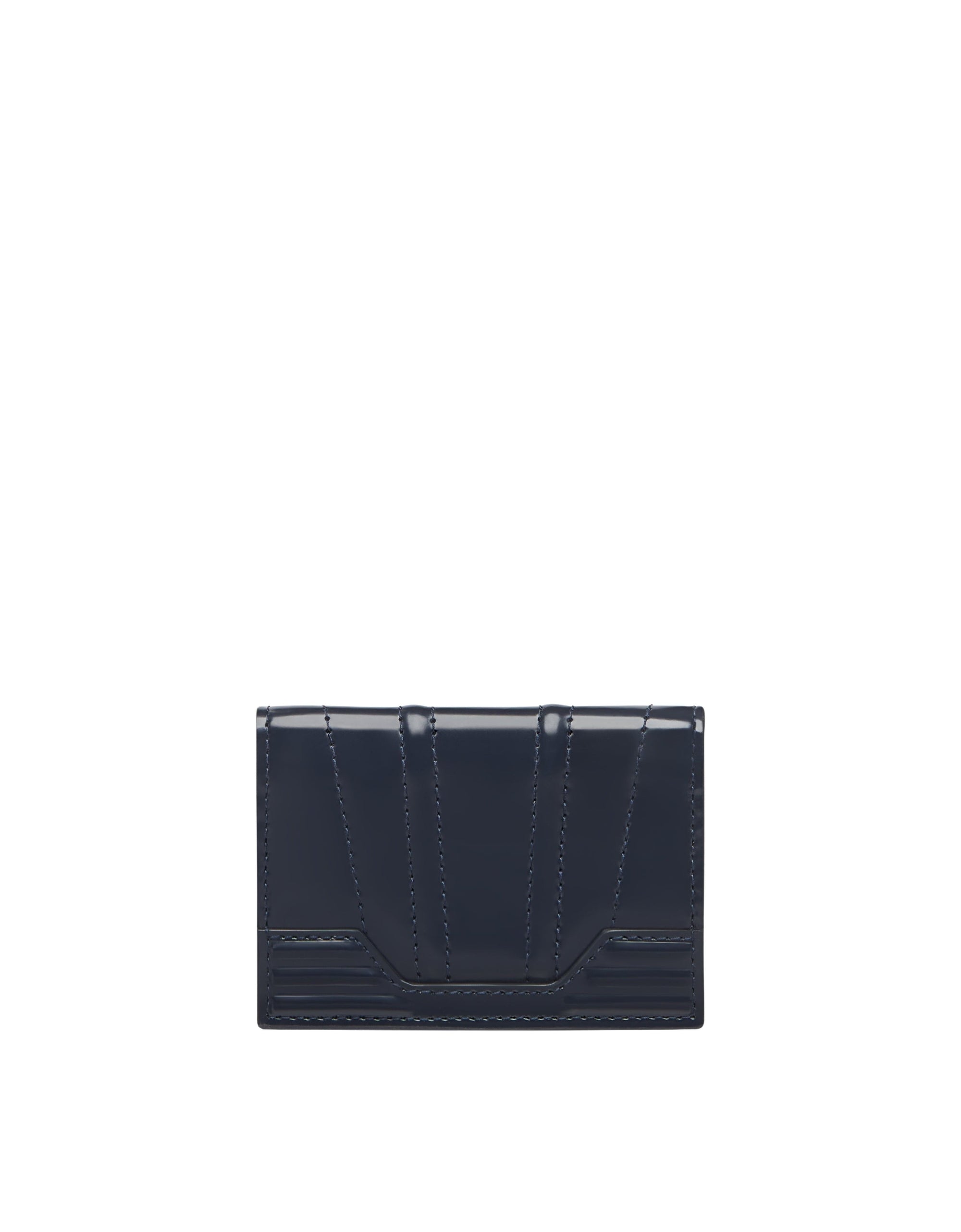 Portefeuille unisexe Ferrari GT en cuir brossé - Navy Blu