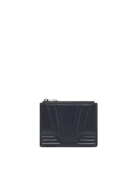 Porte-cartes unisexe Ferrari GT en cuir - Navy Blu