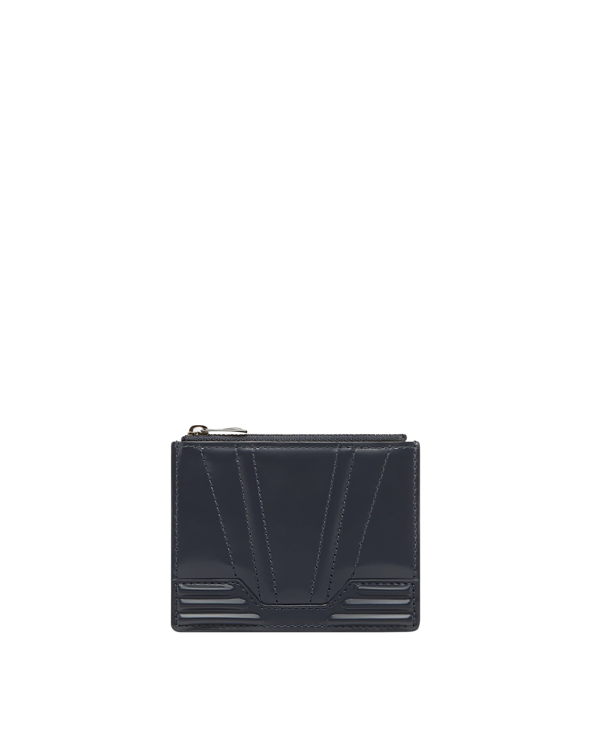 Porte-cartes unisexe Ferrari GT en cuir - Navy Blu