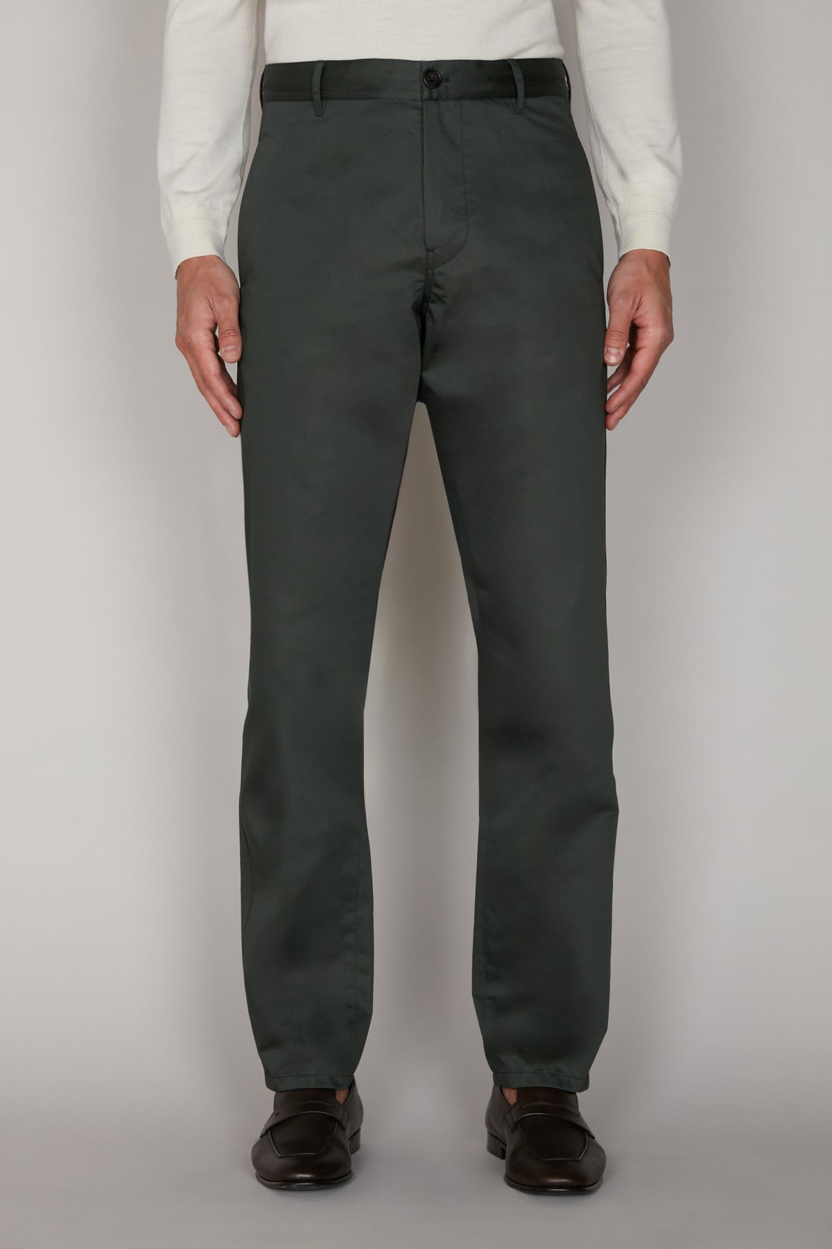 Pantalon droit et taille haute - Deep Military