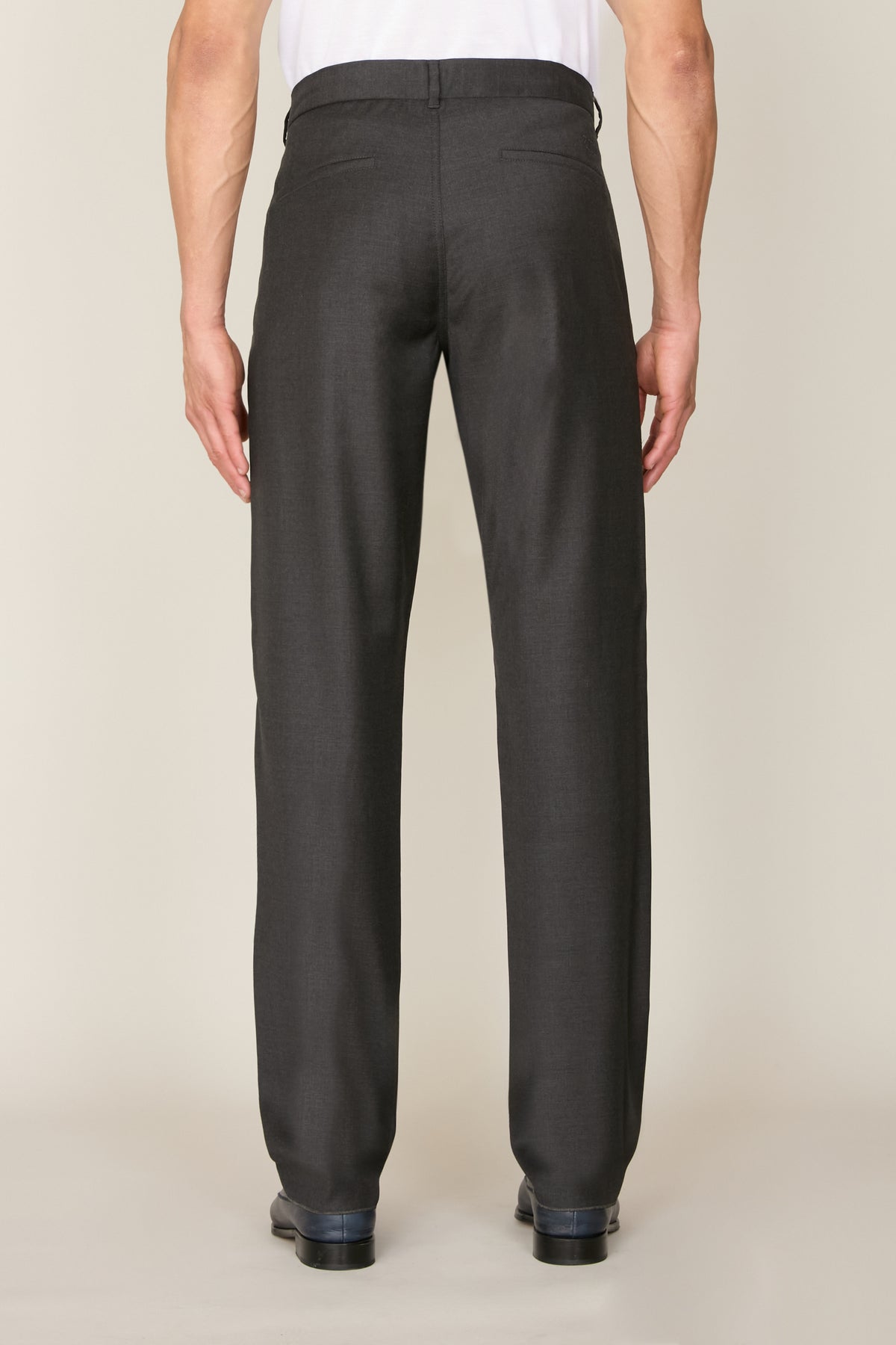 Pantalon à cordon de serrage en laine - Charcoal