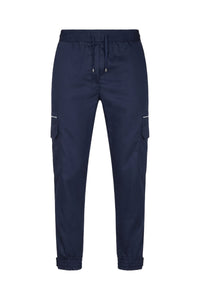 Pantalon cargo à cordon de serrage - Blue Navy