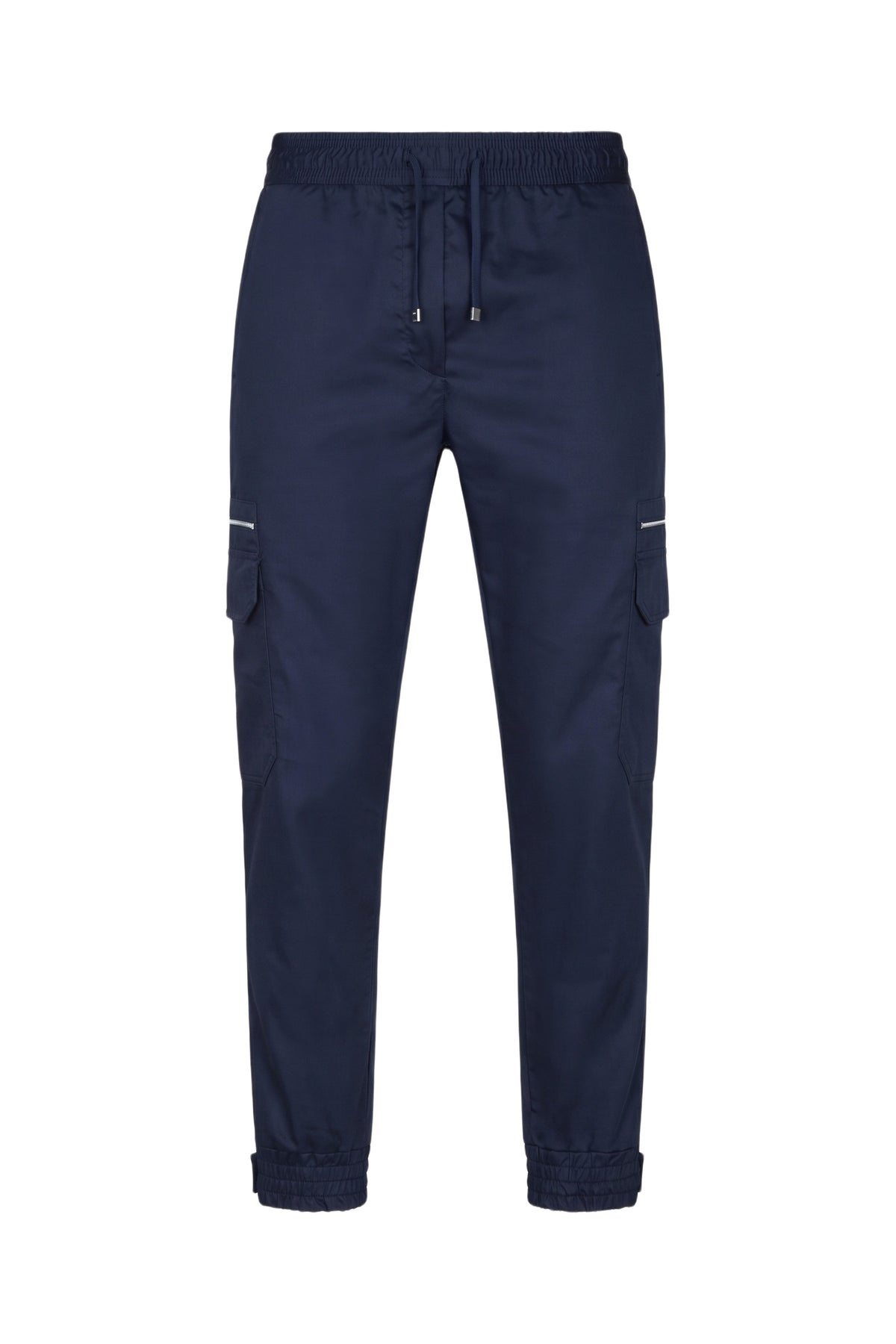 Pantalon cargo à cordon de serrage - Blue Navy