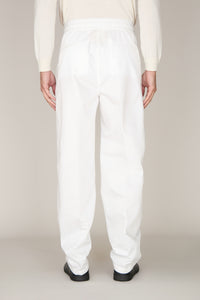 Pantalon à taille élastiquée - Natural White