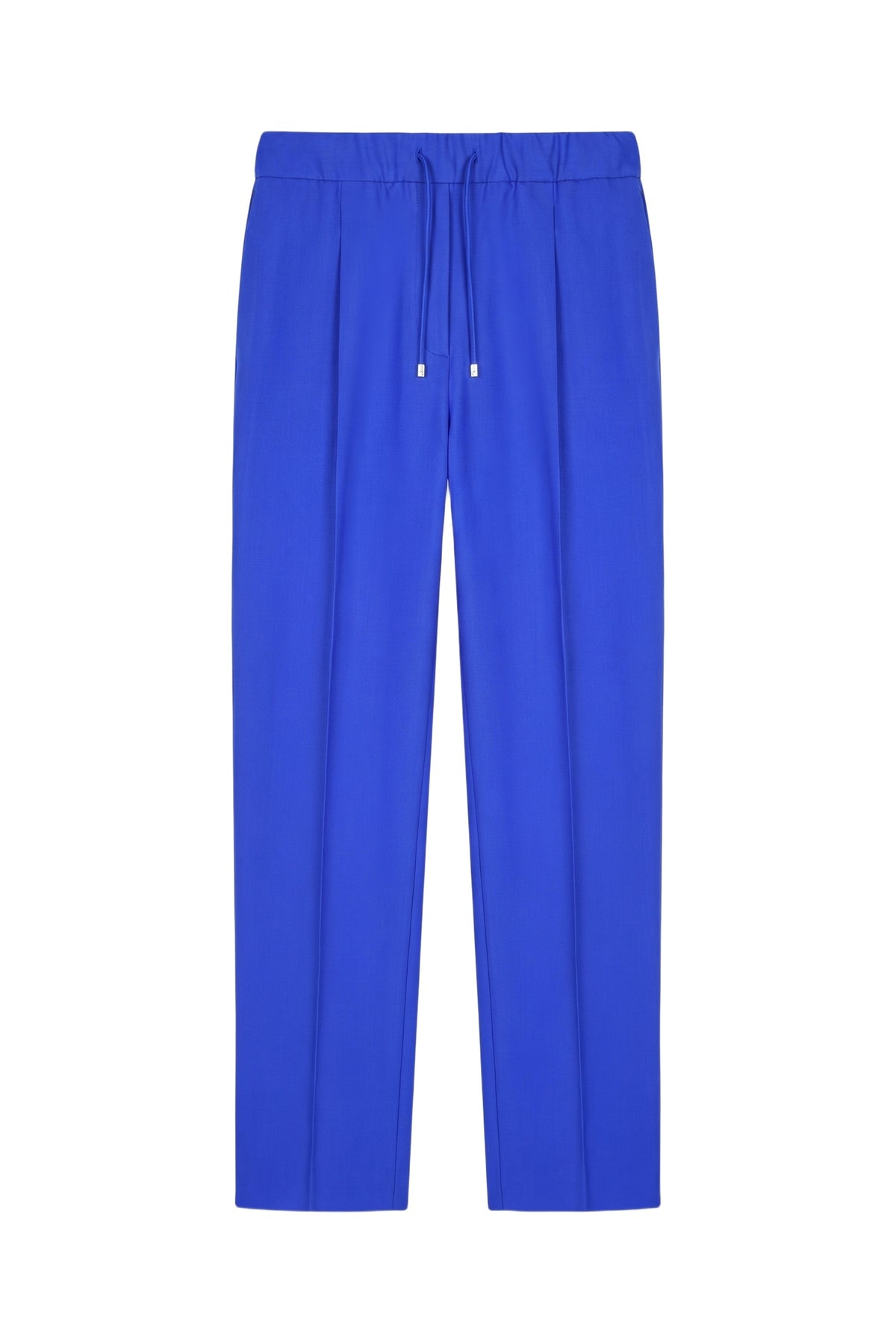 Pantalon à cordon de serrage en soie - Electric Blue