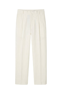 Pantalon Parachute en soie - Natural White
