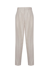 Pantalon Parachute en lin mélangé - Pale Fawn