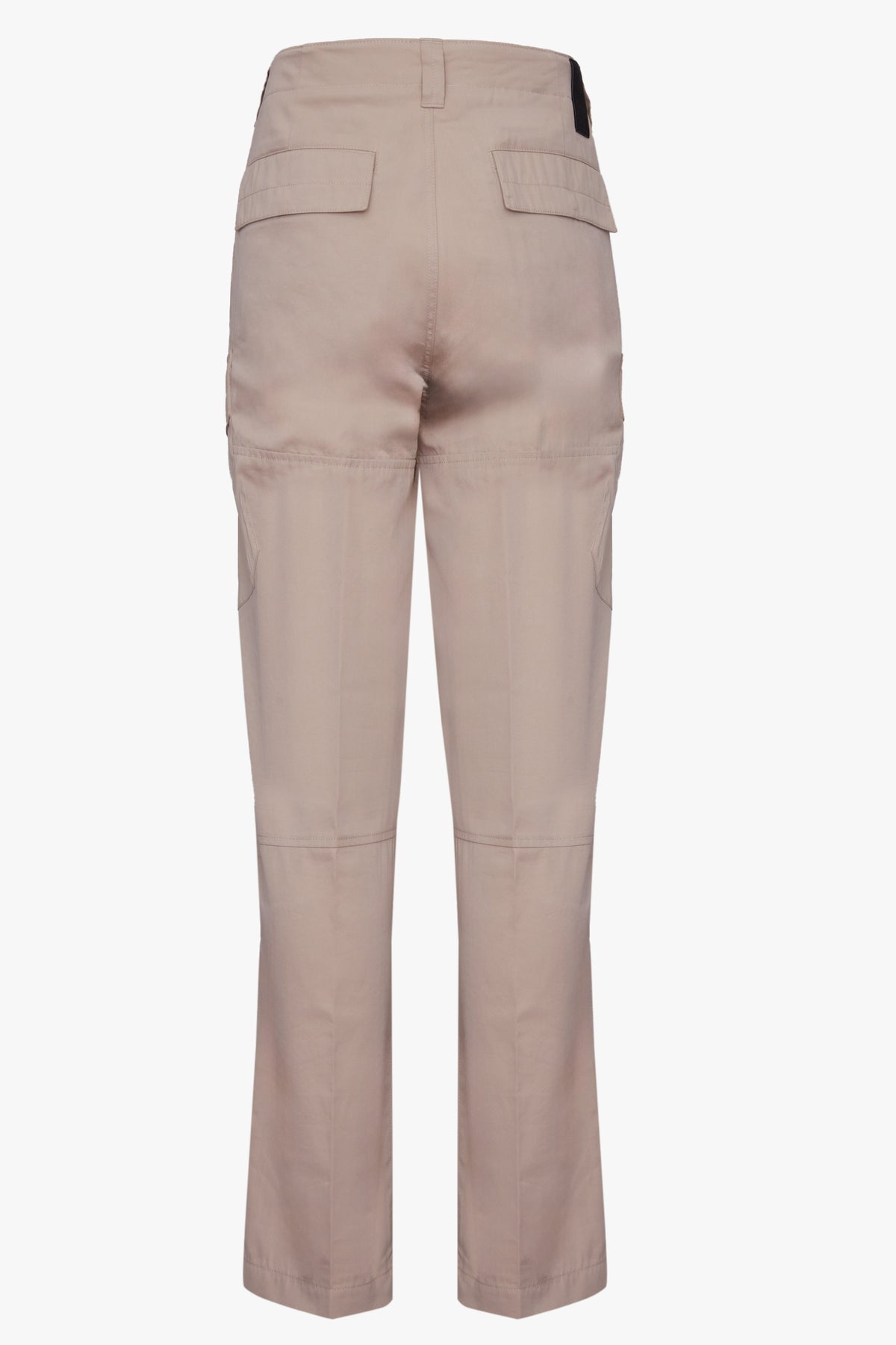Pantalon cargo à taille haute - Pale Camel