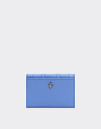 Ferrari GT cardholder in smooth leather - Ciano