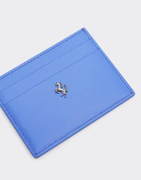 Porte-cartes Ferrari GT en cuir lisse - Ciano