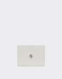 Porte-cartes Ferrari GT en cuir lisse - Ecru