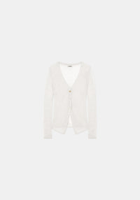 Cardigan Crave slim - White