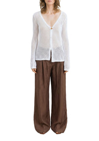 Cardigan Crave slim - White