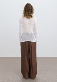 Cardigan Crave slim - White