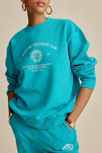 Sweatshirt à col rond - Teal