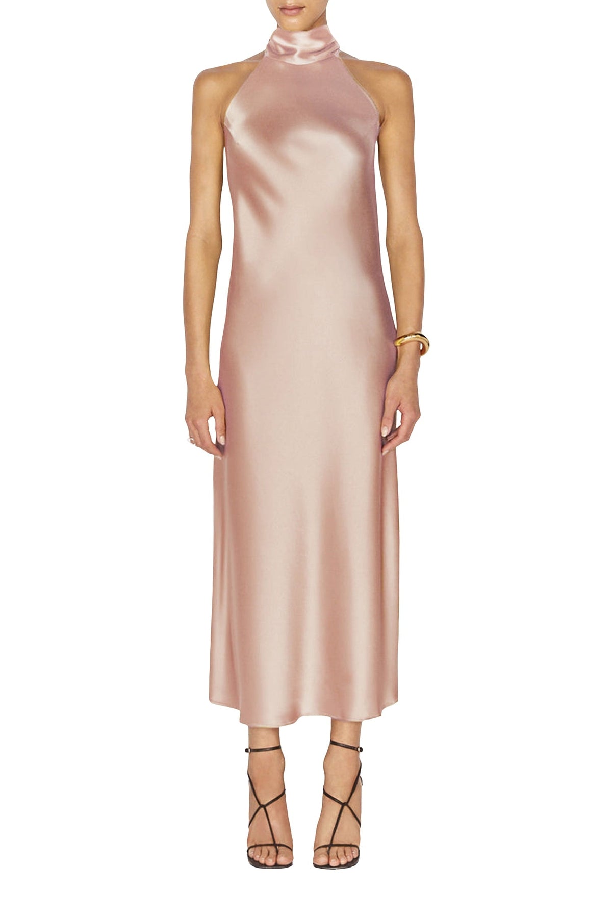 Cropped Sienna Dress - Nude