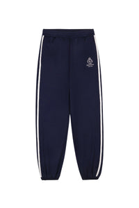 Crown Tennis sweatpants with piping - Dark Navy