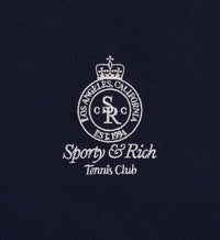 Crown Tennis Track Pant - Navy & White
