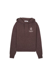 Sweatshirt Crown en cachemire - Marron