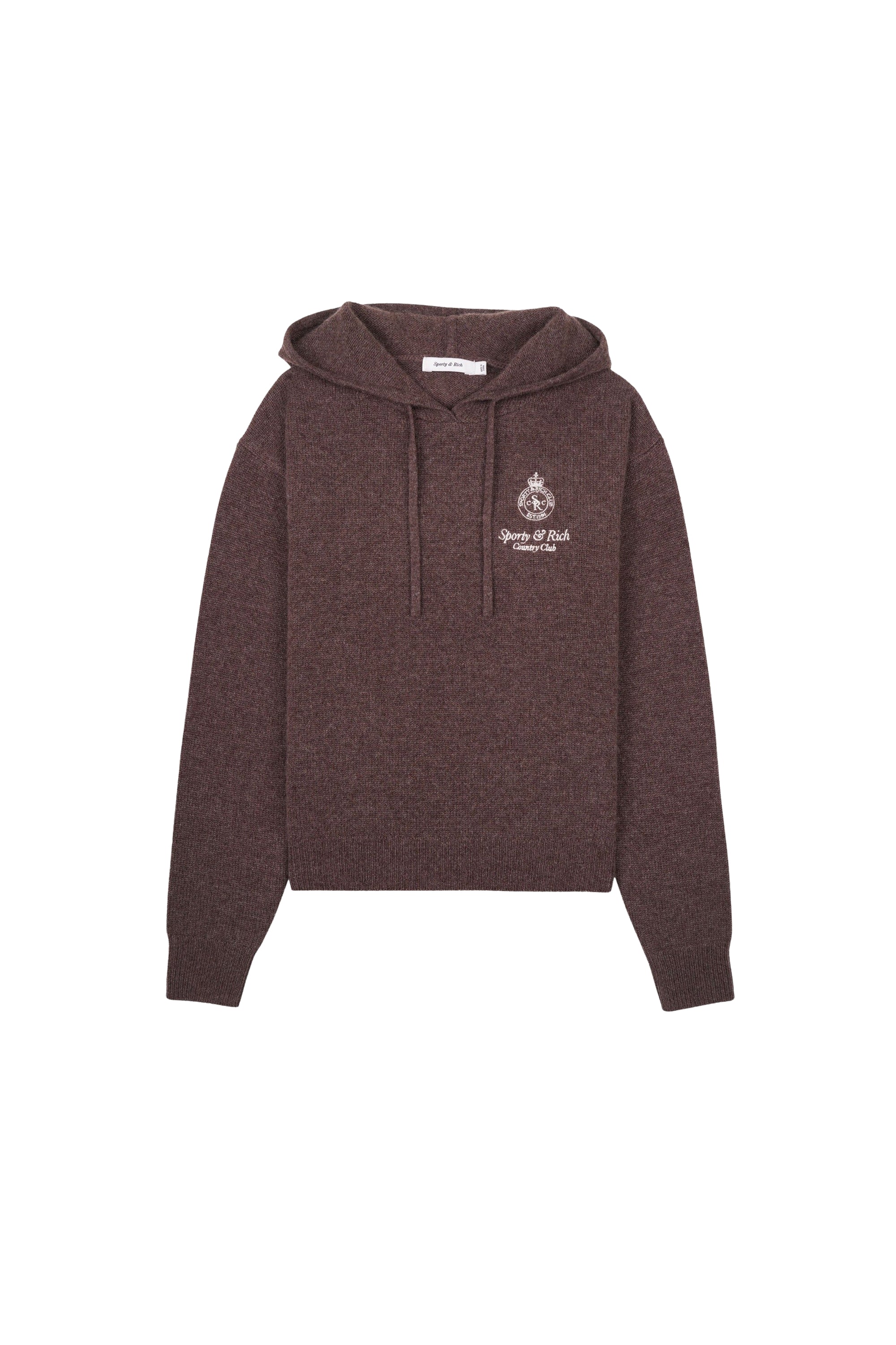 Sweatshirt Crown en cachemire - Marron