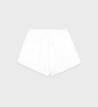 Short Crown Country à broderie - White