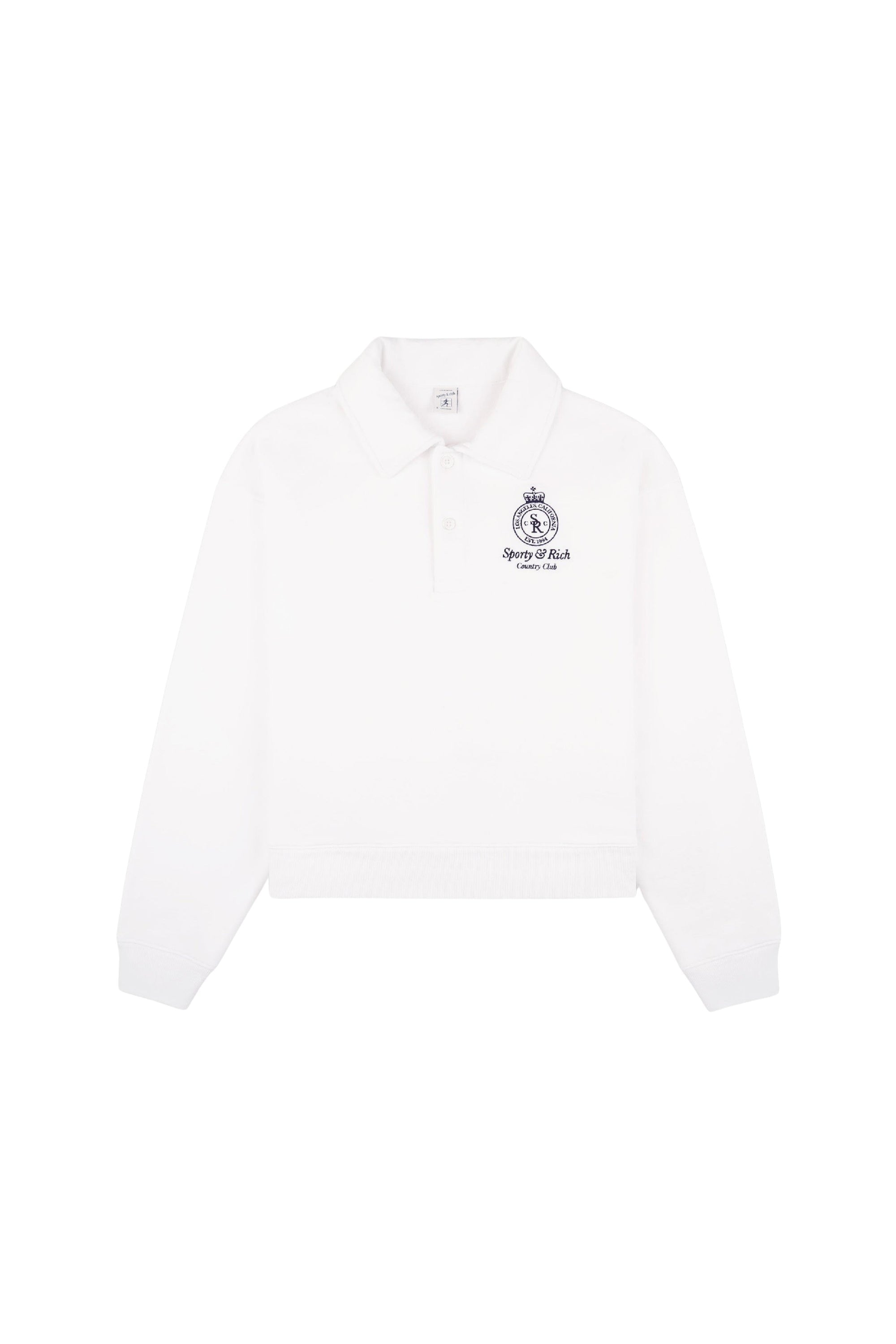 Polo Crown Country à broderie - White