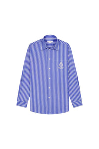 Chemise oversize à rayures - Blue & White Stripe