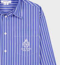 Chemise oversize à rayures - Blue & White Stripe