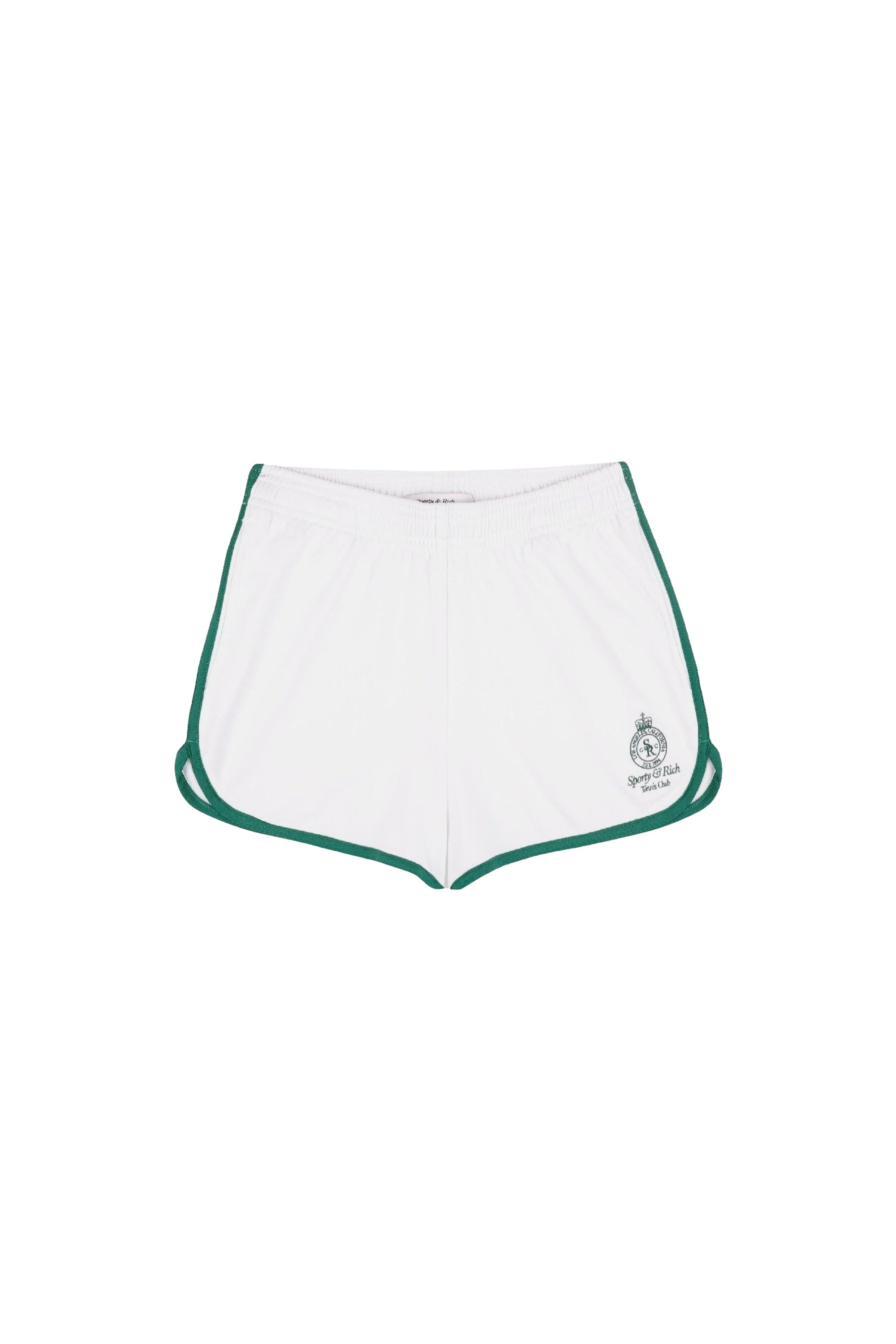Short Crown Tennis à liseré - Blanc & Alpine