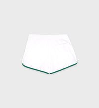 Short Crown Tennis à liseré - White & Alpine