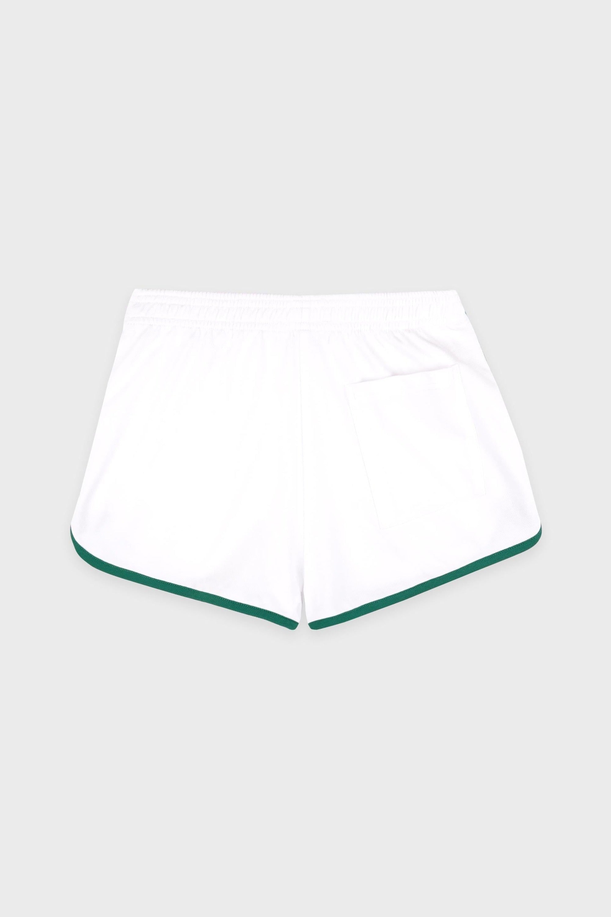 Short Crown Tennis à liseré - White & Alpine