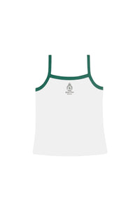 Débardeur Crown Tennis à liseré - White & Alpine