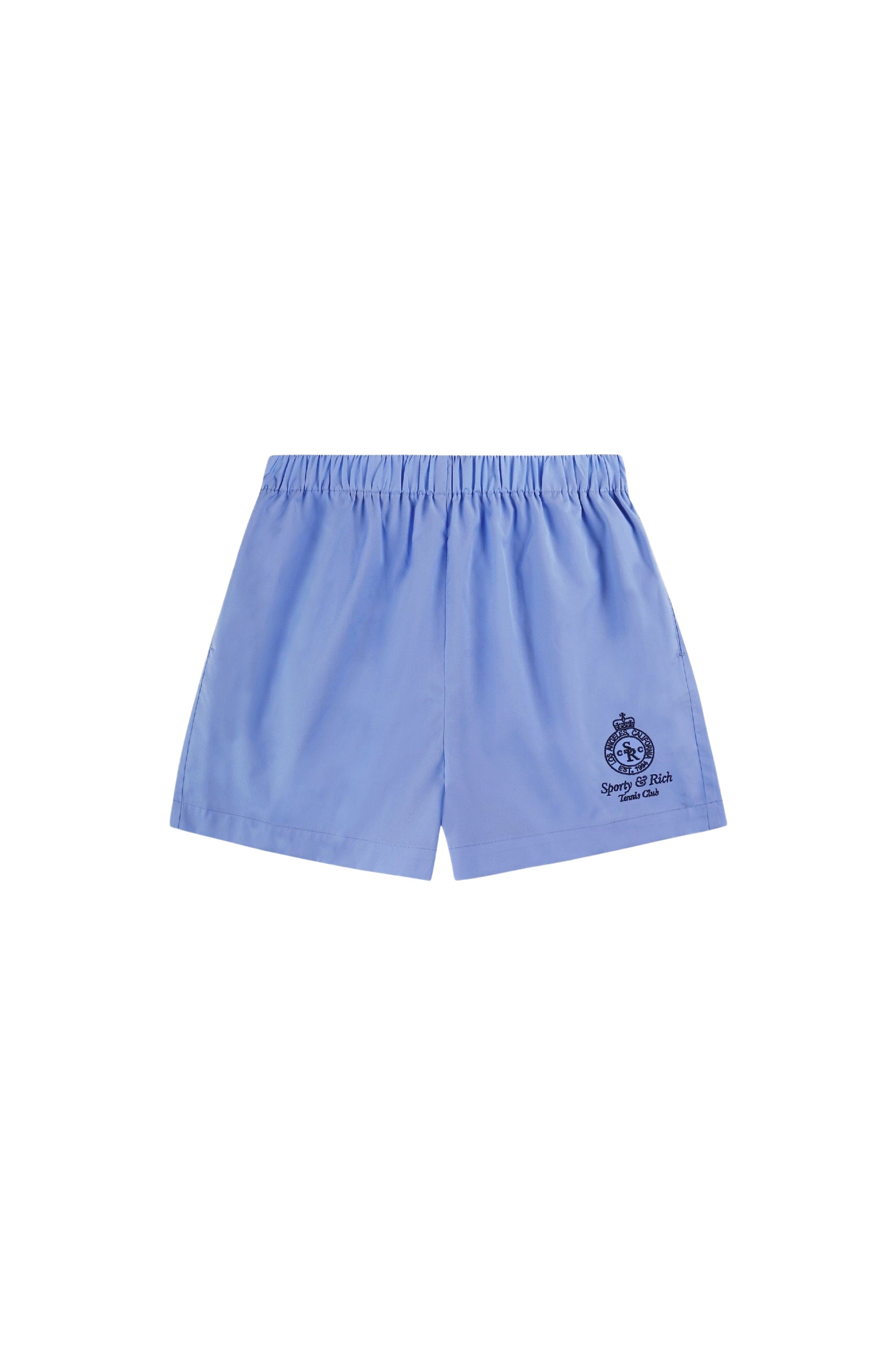Short à broderie - Flax Blue