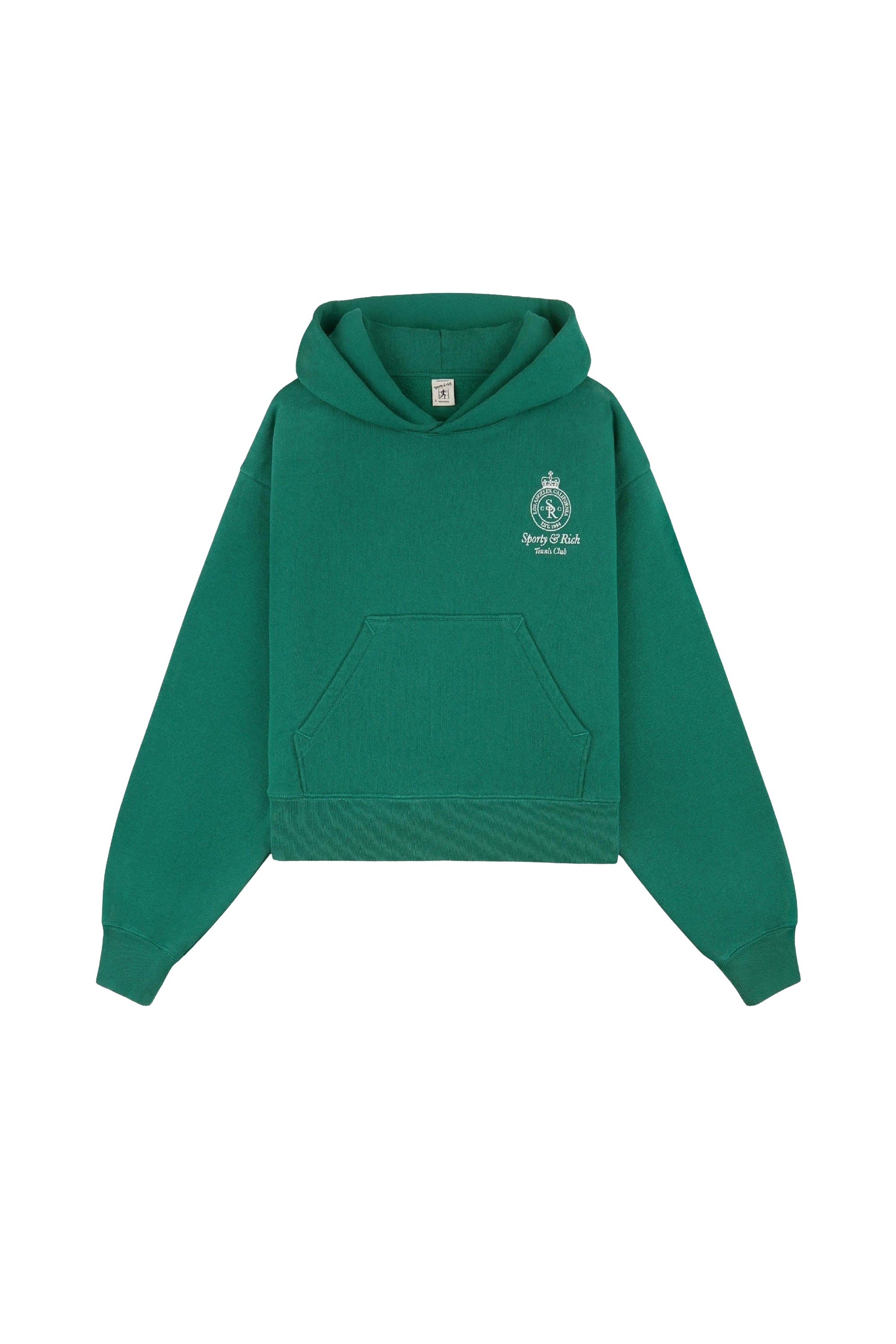 Sweat à capuche Crown Tennis à broderie - Alpine