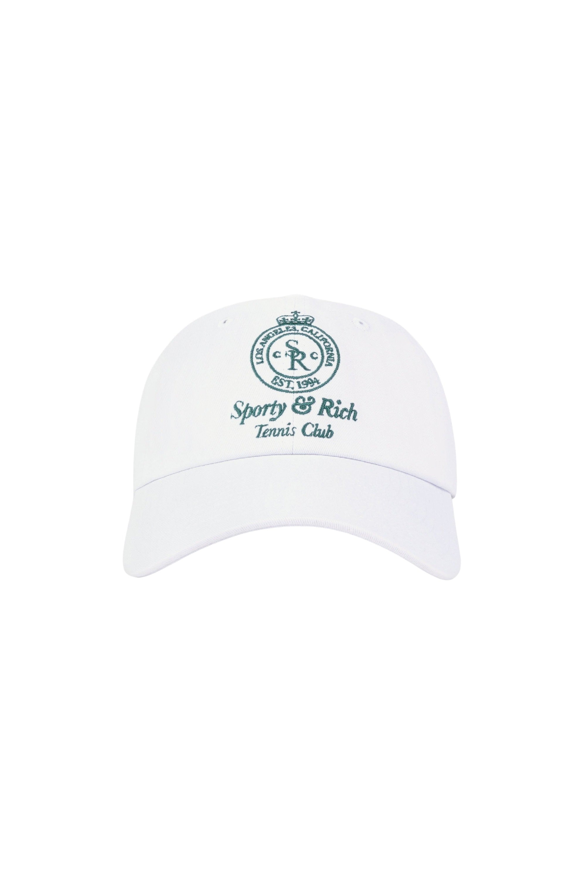 Casquette Crown Tennis en tissu - White