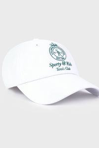 Casquette Crown Tennis en tissu - White