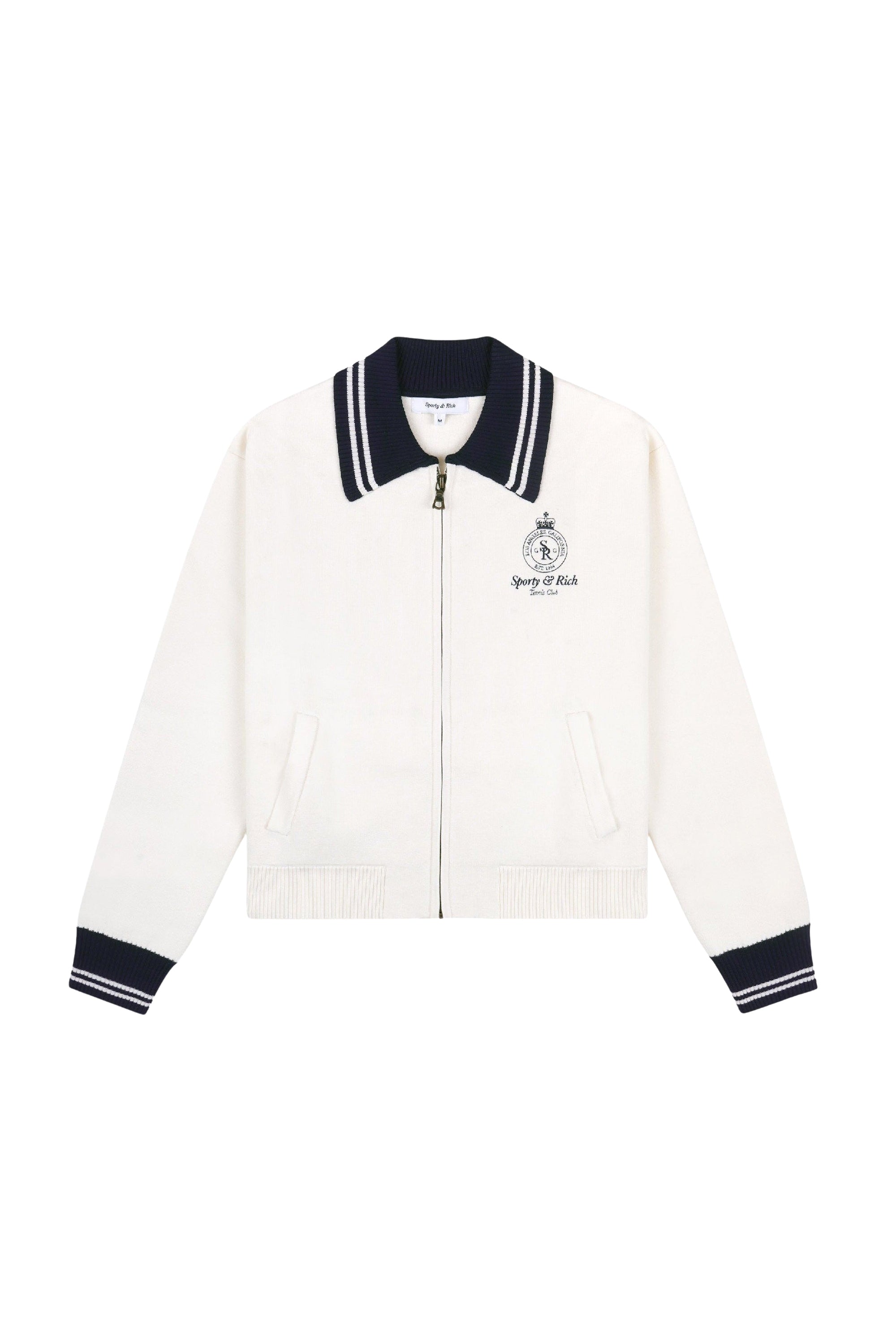 Veste avec logo zippée - Off White